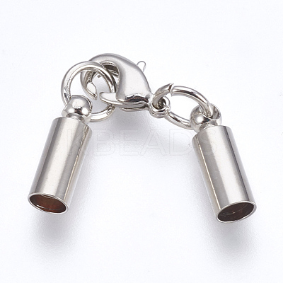 Brass Lobster Claw Clasps KK-F758-02P-1