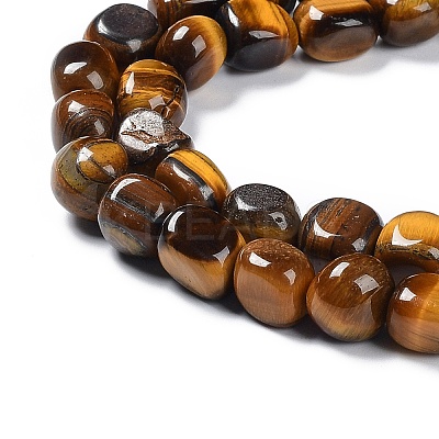 Natural Tiger Eye Beads Strands G-C038-02K-1