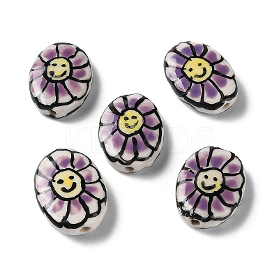Handmade Porcelain Beads PORC-G011-04J-1