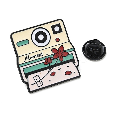 Instant Camera Enamel Pins JEWB-D308-02A-EB-1
