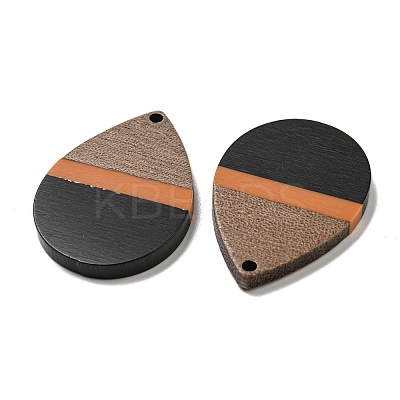 Resin & Walnut Wood Pendants RESI-XCP0002-16H-1