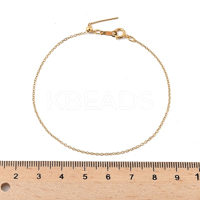 1/20 14K Gold Filled Cable Chains Bracelets for Women BJEW-Z102-01G-1
