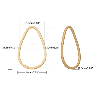 Smooth Surface Alloy Linking Rings X-PALLOY-S117-166B-1