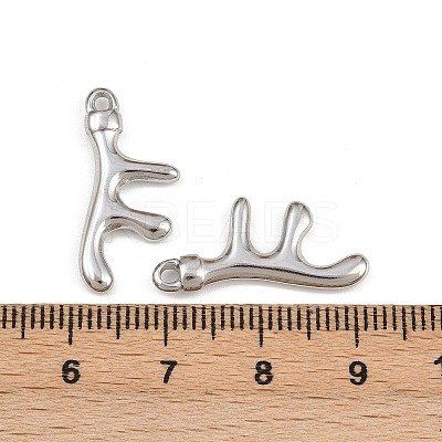 304 Stainless Steel Pendants STAS-L303-26P-02-1