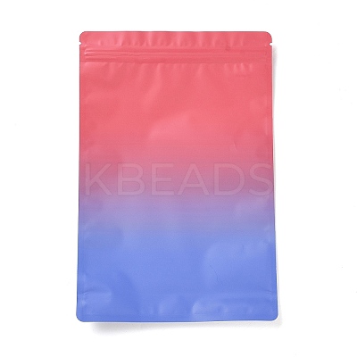 Two Tone Rectangle Plastic Zip Top Gift Bags OPP-B006-01B-03-1