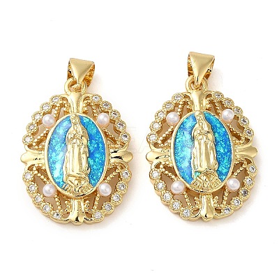 Rack Plating Brass Micro Pave Cubic Zirconia Earrings KK-P268-06A-G-1