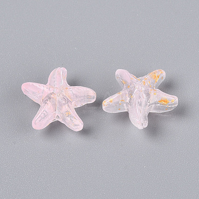 Frosted Glass Beads FGLA-T005-01J-1