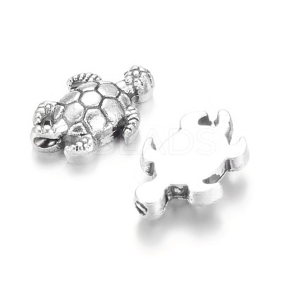 Tibetan Style Alloy Beads X-TIBEB-7681-AS-NR-1