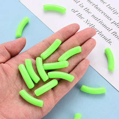 Opaque Acrylic Beads MACR-S372-002B-S030-1