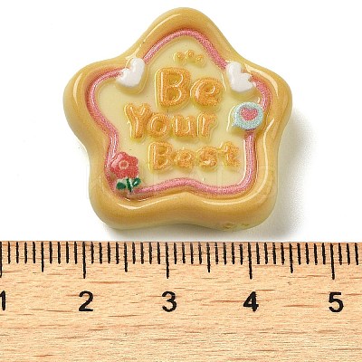 Opaque Resin Cabochons RESI-F049-01A-1