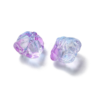 Baking Paint Transparent Glass Beads GLAA-C035-01L-1