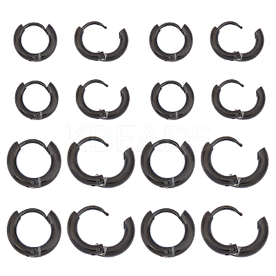 304 Stainless Steel Huggie Hoop Earrings EJEW-UN0001-22-1