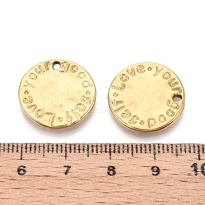 304 Stainless Steel Pendants STAS-N111-18G-1