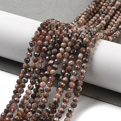 Argentina Natural Rhodonite Beads Strands G-G140-A01-01-1
