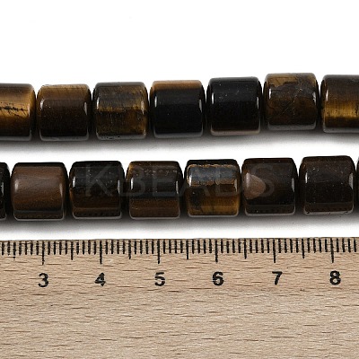 Natural Tiger Eye Beads Strands G-G275-D22-10x10mm-1