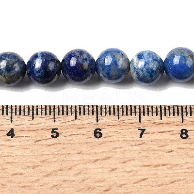 Natural Lapis Lazuli Beads Strands G-G344-A09-8mm-1