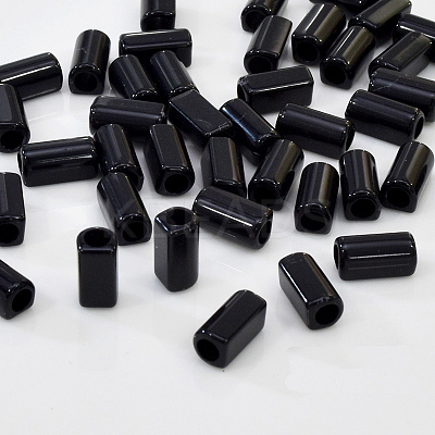 Plastic Hair Rope Tube Buckle OHAR-PW0001-209B-1