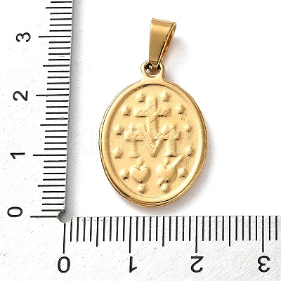 201 Stainless Steel Pendants STAS-U053-08A-G-1