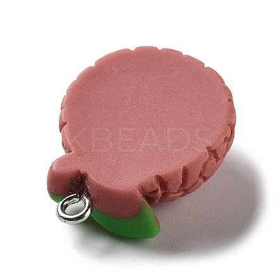 Fruits Opaque Resin Pendants RESI-A030-02E-1