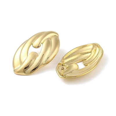 Ion Plating(IP) 304 Stainless Steel Stud Earrings for Women EJEW-B050-17G-02-1