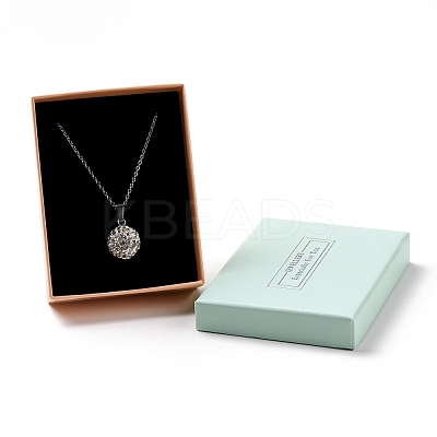 Jewellery Especially For You Cardboard Pendant Necklace & Ring Boxes CBOX-L008-007A-02-1