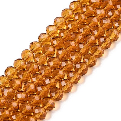 Glass Beads Strands EGLA-A044-T4mm-D04-1