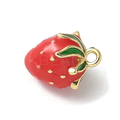 Brass Enamel Charms X-KK-P290-57G-1