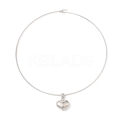 Brass Charm Necklace BJEW-Q350-04B-P-1