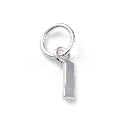 925 Sterling Silver Letter Charms LS-STER-C012-01S-I-1