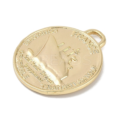 Brass Pendants KK-I719-24G-1