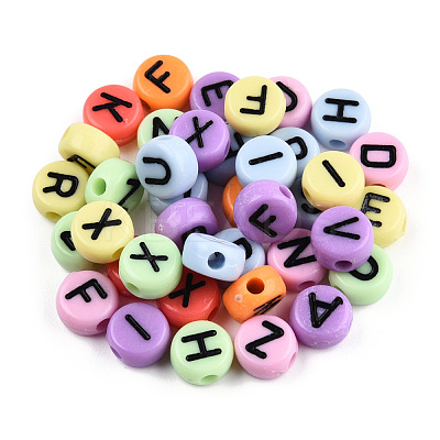 Opaque Acrylic Beads MACR-N008-51-C01-1