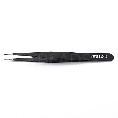 Spray Painted 201 Stainless Steel Beading Tweezers TOOL-G021-05-1
