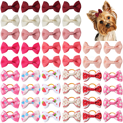48Pcs Polyester & Iron Alligator Hair Clips AJEW-CN0004-10-1