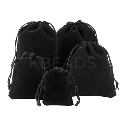 5 Style Rectangle Velvet Pouches TP-LS0001-01B-1