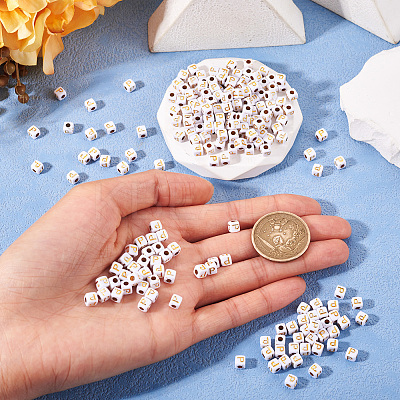 Opaque Acrylic Beads MACR-TAG0001-07P-1