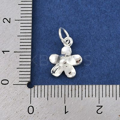 925 Sterling Silver Flower Charms LS-STER-K183-12S-1