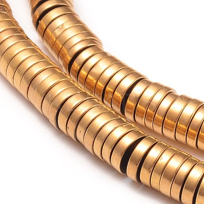 Electroplate Non-magnetic Synthetic Hematite Beads Strands G-I260-07A-1