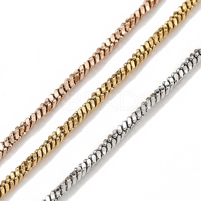 304 Stainless Steel Herringbone Chain Bracelets BJEW-H618-17MC-1