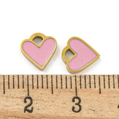 316 Surgical Stainless Steel Enamel Charms STAS-M073-37A-02G-1