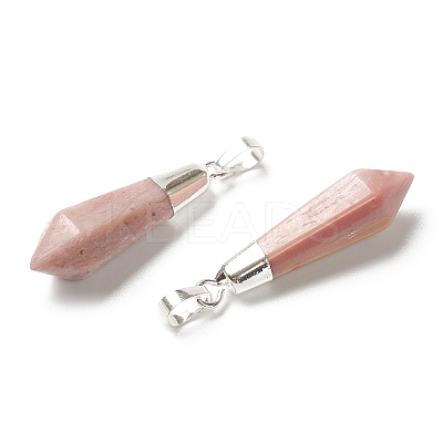 Natural Rhodochrosite Pointed Pendants LS-G-P445-E02-1