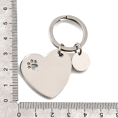 304 Stainless Steel Keychains KEYC-K024-01P-1