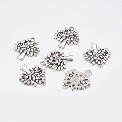 Tibetan Style Alloy Pendants TIBEP-A13000-AS-FF-1