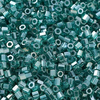 Transparent Colours Luster Glass Seed Beads SEED-S042-20B-07-1