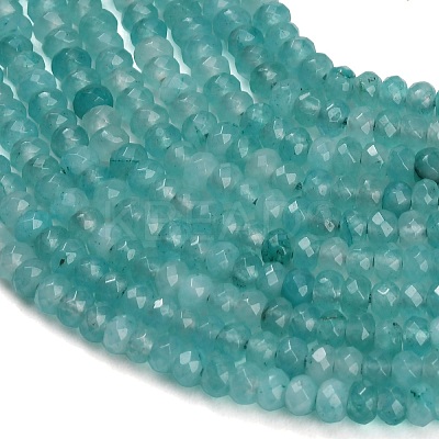 Dyed Natural White Jade Beads Strands GG-CBAF9EE-A03-3x4mm-1