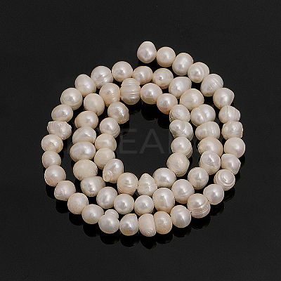 1 Strand Natural Cultured Freshwater Pearl Beads Strands PEAR-CA0001-15C-1