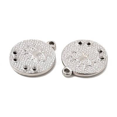 Tarnish Resistant 304 Stainless Steel Pendant Rhinestone Settings STAS-E182-04P-1
