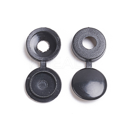 Plastic Hinged Screw Covers DIY-WH0164-65A-1