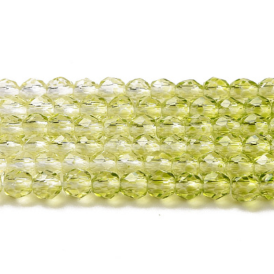 Transparent Gradient Color Glass Beads Strands GLAA-G101-2mm-13-1