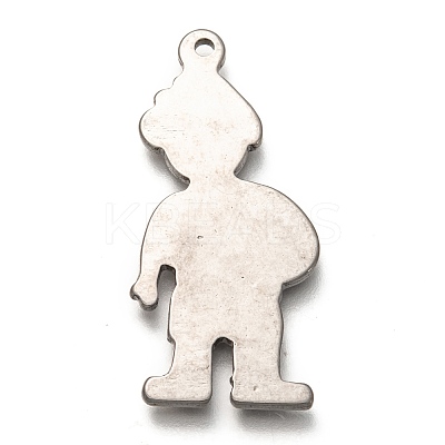 Non-Tarnish 304 Stainless Steel Pendants STAS-P256-03P-1
