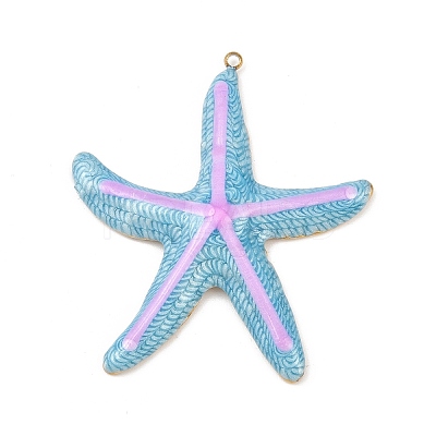 304 Stainless Steel Enamel Big Pendants LS-STAS-Z172-03G-01-1